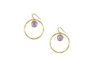 Orecchini Marco Bicego Donna Jaipur in Oro giallo Ametista OB965-AL01 - OB965-AL01
